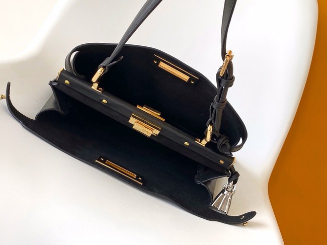 FENDI Way Medium Cowhide Bag 8BN367 black