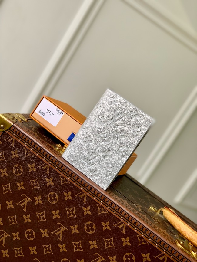 Louis Vuitton Passport Cover M63914 gray