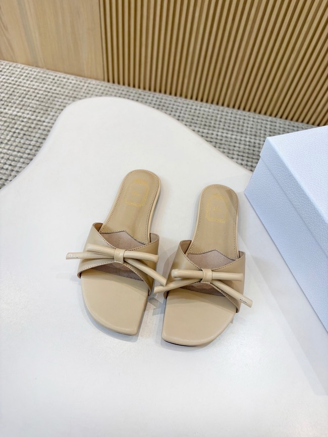 Dior Bow Slide Black Lambskin KCO583L-5