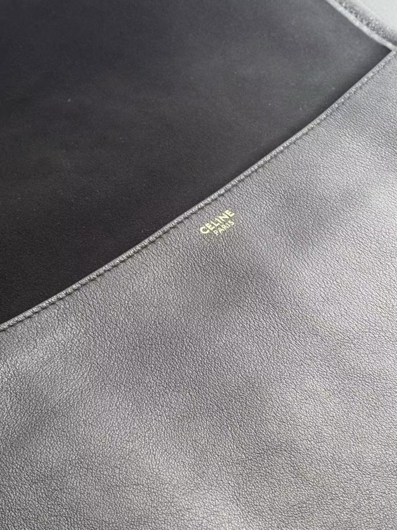 CELINE Original Leather Shoulder Bag C63201 Black CELINE Original Leather Shoulder Bag C63201 Black