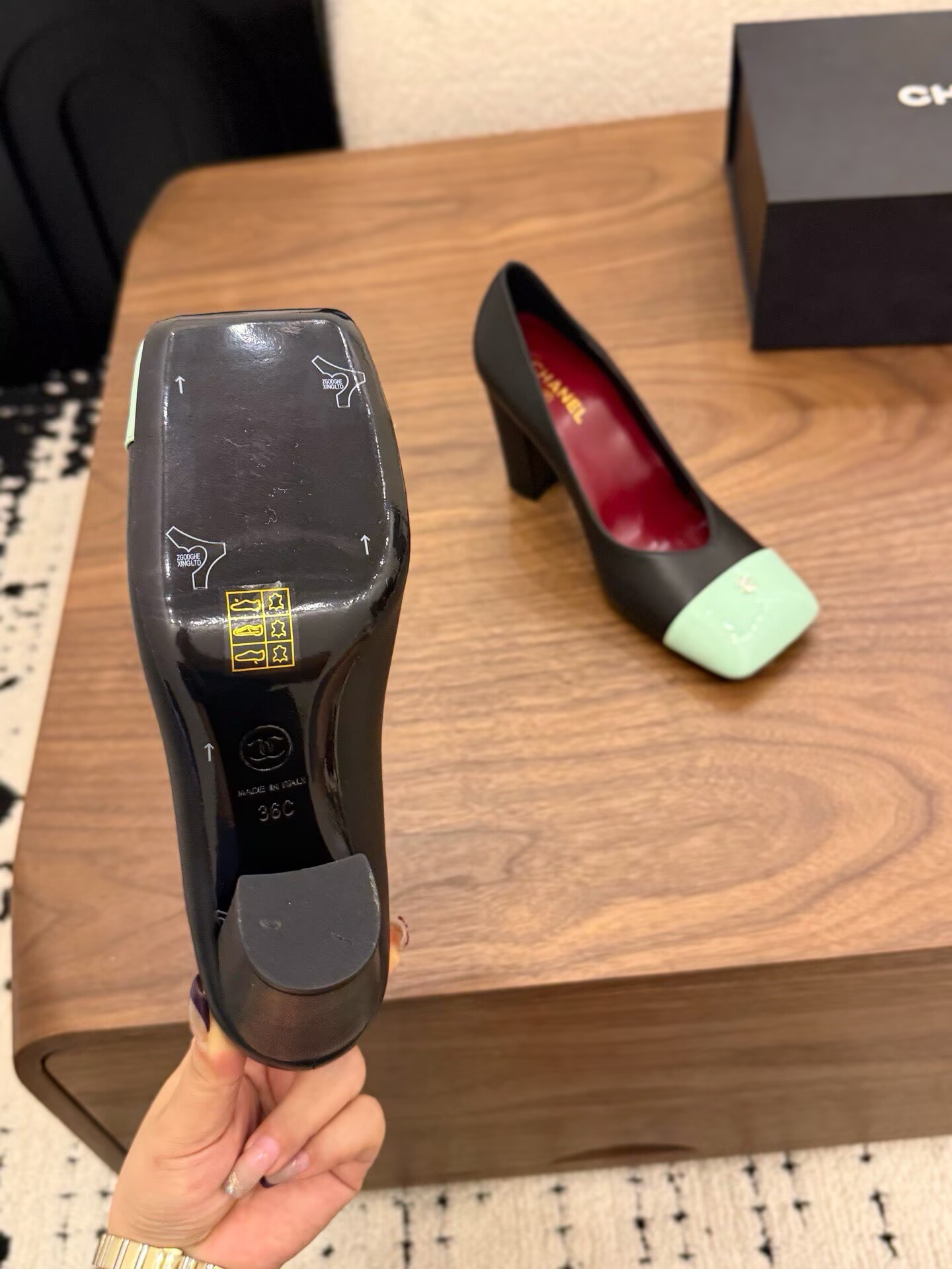 Chanel Pumps Lambskin heel G47188