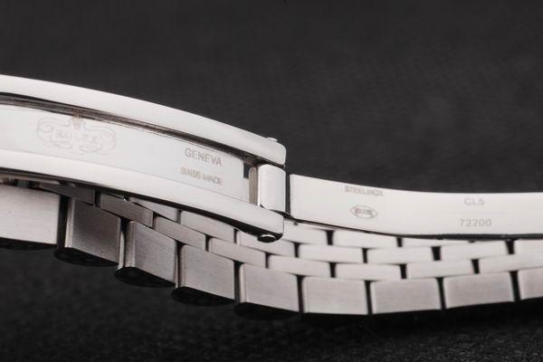 Rolex Datejust Mechanism Silver Bezel White Surface -RD2454 Rolex Datejust Mechanism Silver Bezel White Surface -RD2454