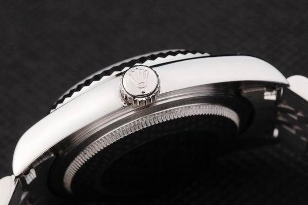 Rolex Datejust Silver Bezel Black Surface Watch-RD2393 Rolex Datejust Silver Bezel Black Surface Watch-RD2393